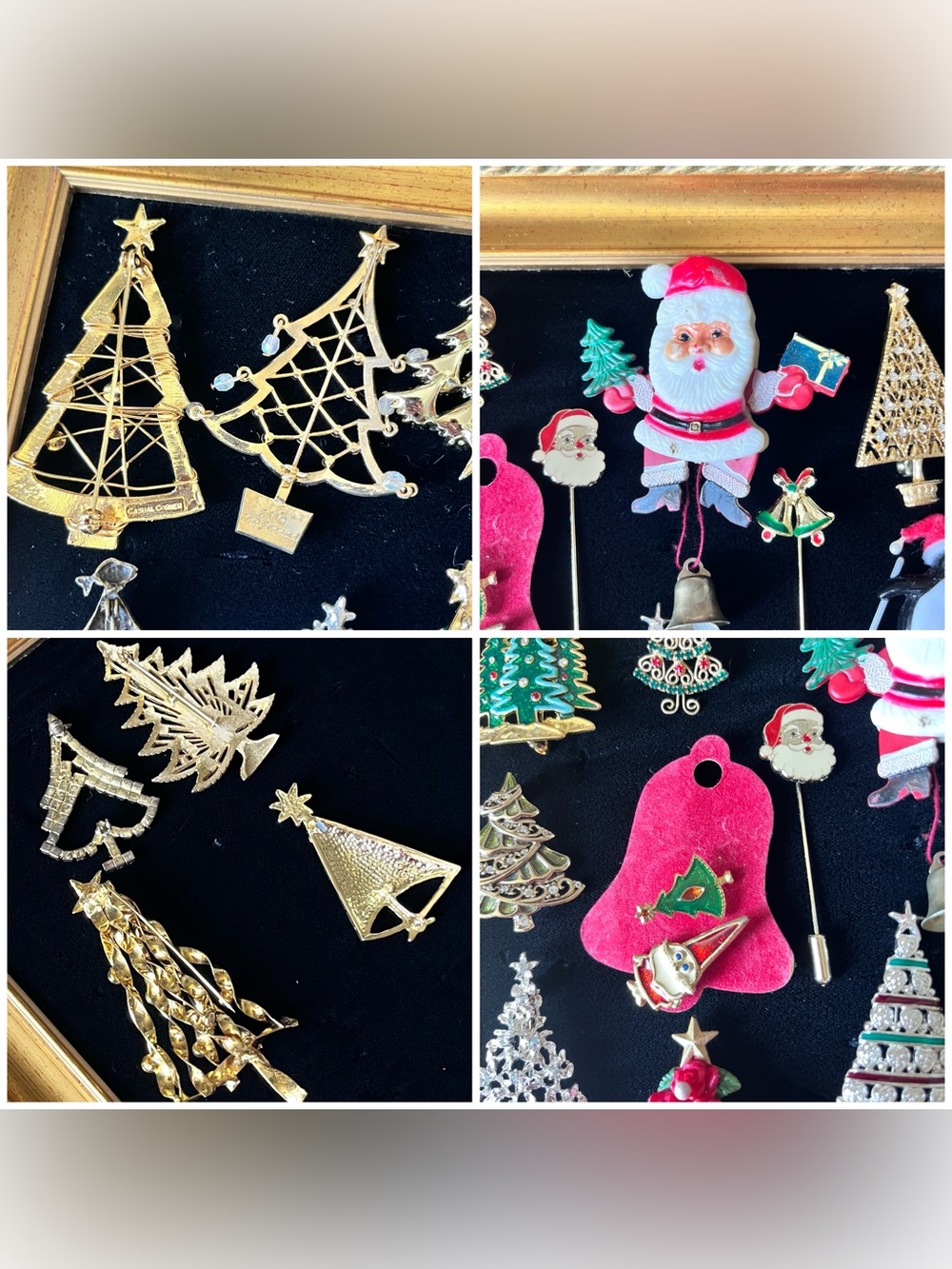Mixed Signed Christmas Tree Holiday Pin Brooch Lot 120+ Pieces Vintage Modern - Picture 10 of 13